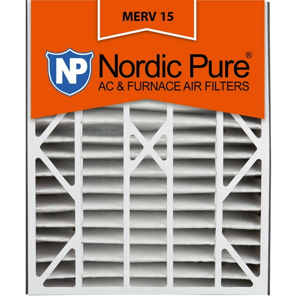 Nordic Pure 20x25x5 MERV 10 Pleated Air Bear 255649-102 Replacement AC Furnace Air Filter 1 Pack